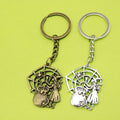 Zinc Alloy Evil Witch Keychain for Bag Charm Gift view 1