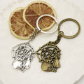 Zinc Alloy Evil Witch Keychain for Bag Charm Gift view 3