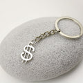 Zinc Alloy Dollar Sign Keychain Bag Charm Gift view 4