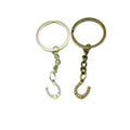 Metal Horseshoe Keychain Bag Charm Good Luck Gift view 5