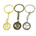 Zinc Alloy Zodiac Sign Keychain Astrology Gift Key Ring view 5