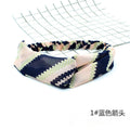 Printed Stretch Twist Front Fabric Headbands in Eight Patterns view 6