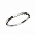 Minimal Plain Band Heart Ring For Women, Trendy Daily Wear Fashion Accessory Jewelry view 5