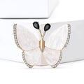 Alloy Rhinestone Butterfly Brooch Pin For Women Clothing Decoration view 2