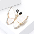 Alloy Rhinestone Butterfly Brooch Pin For Women Clothing Decoration view 3