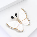 Alloy Rhinestone Butterfly Brooch Pin For Women Clothing Decoration view 4