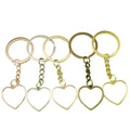 Alloy Heart Keychain Bag Charm view 5
