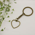 Alloy Heart Keychain Bag Charm view 6