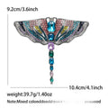 Alloy Rhinestone Dragonfly Brooch For Women's Sweater And Coat Decoration view 5