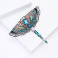 Alloy Rhinestone Dragonfly Brooch For Women's Sweater And Coat Decoration view 4