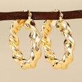 Hot Selling Middle East Geometric Hoop Earrings Heavy Work Exaggerated Trendy Women's Jewelry view 1