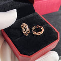 New Zircon Chain Ear Cuff Earrings, Korean Style Light Luxury Women's Fashion Jewelry view 3