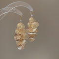 Vintage Western Hollow Petal Tassel Metal Drop Earrings Light Luxury Floral Ear Hooks view 4
