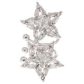 Copper Zircon Star Clip-on Earrings For Women, Light Luxury Ear Cuff Jewelry view 5