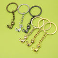 Zinc Alloy Cat Shape Keychain For Bag Charm Gift view 1
