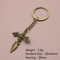 Metal Anchor Keychain Key Ring view 2