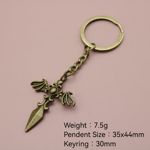 Metal Anchor Keychain Key Ring