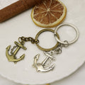 Metal Anchor Keychain Key Ring view 3