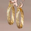 Middle Eastern Statement U Shaped Ear Cuffs With Heavy Line Geometric Design Earrings view 3