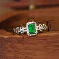 Light Luxury Mothers Day Ring For Women, French Geometric Wedding Engagement Banquet Jewelry view 4