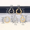 Fashion Heavy Geometric Ear Cuffs For Women, Luxury Niche European Middle Eastern Style Earrings view 4
