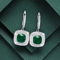 Fashion Princess Cushion Shape Ear Cuff Earrings With Light Luxury Pendant For Women Jewelry view 1