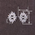 Light Luxury Geometric Zircon Marquise Stud Earrings For Elegant Wedding Bridal Styling view 4