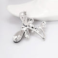 Black Silver Tone Dragonfly Metal Brooch Pin for Jackets and Lapels view 5