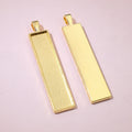 10x50mm 7g Gold Zinc Alloy Charm Pendant for DIY Necklace Bracelet Jewelry Making view 4
