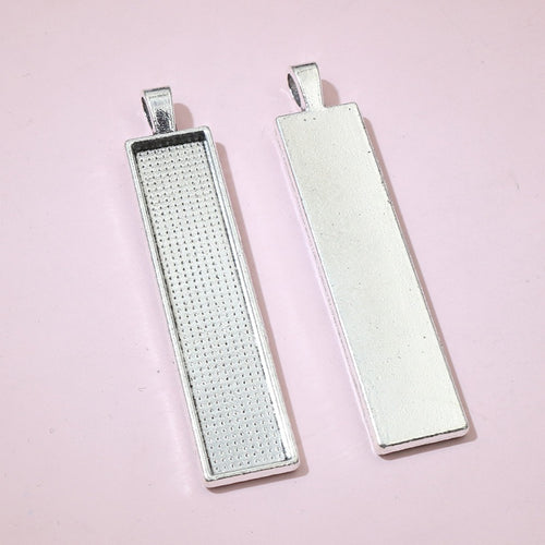 10x50mm 7g Gold Zinc Alloy Charm Pendant for DIY Necklace Bracelet Jewelry Making