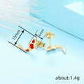 Lucky Koi Fish Open Adjustable Ring For Women, Fashion Personalized Good Luck Finger Jewelry view 4
