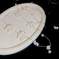 Pearl Acrylic Flower Waist Chain Necklace Light Luxury OL Style Commuter Belt Jewelry view 4