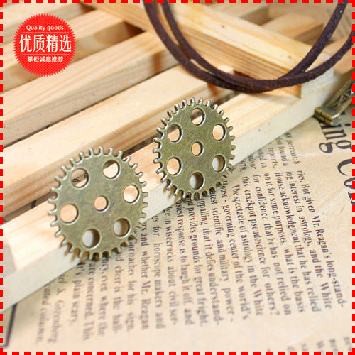 Steampunk Watch Gear Charm Pendant 25mm for DIY Jewelry