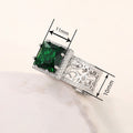 Elegant Queen Style Heavy Square Statement Ring For Women With Micro Inlaid Zircon Design view 4