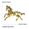 Alloy Enamel Horse Brooch Pin For Men's Suits And Coats view 5