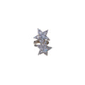 Light Luxury Copper Zircon Star Clip-on Earrings Minimalist No-Piercing Ear Cuff Jewelry for Women view 5