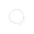 Copper Zircon Irregular Tassel Light Luxury Jewelry Set With Necklace Bracelet And Earrings view 5