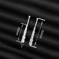 New High End Exaggerated Geometric Round Dangle Earrings For Women, Niche French Jewelry view 4