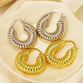 Heavy Retro Ear Cuffs For Women, French Hong Kong Style Exaggerated Niche Fashion Earrings view 3