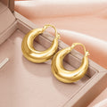 French Style Circular Ear Cuff Earrings For Women Trendy Elegant Fashion Statement Jewelry view 2