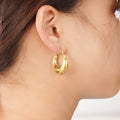 French Style Circular Ear Cuff Earrings For Women Trendy Elegant Fashion Statement Jewelry view 3