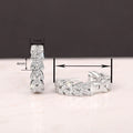 Women's Metal Micro Pave Leaf Earrings Small Delicate Daily Wear Fashion Niche Jewelry view 4