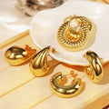 Women's French Retro Ear Cuff Set Middle East Hot Selling Water Drop Shape Fashion Jewelry Earrings view 2