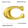 Alloy Enamel Horseshoe Brooch For Women Coat And Suit Lapels view 4