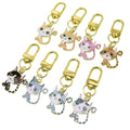 Zinc Alloy Cute Cat Keychain Car Bag Charm view 5