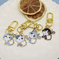 Zinc Alloy Cute Cat Keychain Car Bag Charm view 4