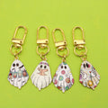Metal Halloween Ghost Keychain For Fun Bag Charm view 1