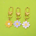 Zinc Alloy Simple Flower Keychain For Women's Bag Gift view 1