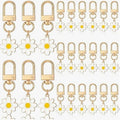 Zinc Alloy Simple Flower Keychain For Women's Bag Gift view 3
