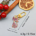 Metal Mechanical Cat Keychain Car Key Ring Gift view 2